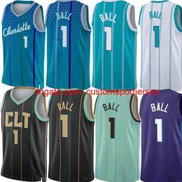 1 LaMelo Ball Basketball Jerseys Hornet 20 Gordon Hayward 3 Terry Rozier III 12 Kelly Oubre Jr. Kai Jones Bouknight New City Green Edition Men Custom Jersey