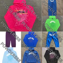 1 Sweats à capuche pour hommes Sweatshirts Young 2023 Nouveau Sky Hip Blue Sp5der Sweat à capuche Hop Hommes Femmes Thug Spider Sweat à capuche dans le monde entier 555555 Sweatshirts Imprimer Pull à capuche Bleu clair 3dr