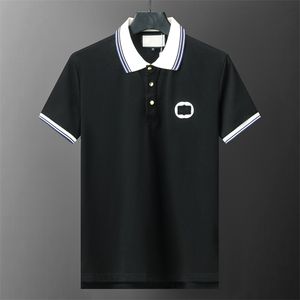 #1 Heren Poloshirt Designer Man Mode Paard T-shirts Casual Heren Golf Zomer Polo's Shirt Borduren High Street Trend Top Tee Aziatische maat M-XXXL 0002