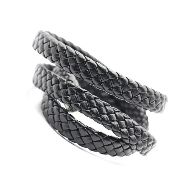 1 mètre 12x6 mm 9x4 mm Brun noir cordons en cuir PU PU pour bracelet en cuir bricolage Résultats de fabrication