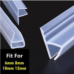 1 metro6-12 mm f u h de forma de puertas de vidrio de vidrio de silicona