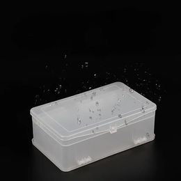 1 Nail Art Tools Storage Case Portable Double-layer Empty Box High Capacity for Interval Storing Scissors Pens Brush polish Gel