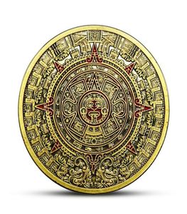 1 oz prophétie maya prophétie ancienne en bronze Challe Coin Art Collectible Business Gift Decoration Home Decoration Gifts8247302