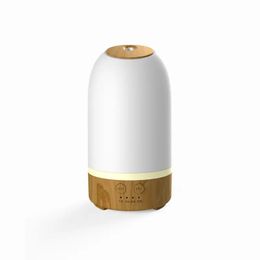 1 paquet de 200 ml diffuseur d'huiles essentielles diffuseur d'aromathérapie à ultrasons, humidificateurs à brume fraîche, 7 lumières LED de couleur arrêt automatique sans eau, maison bureau cuisine chambre