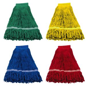 1 Pack Commercial Mop Head Heavy Duty Industrial String vervanging Cotton 240418