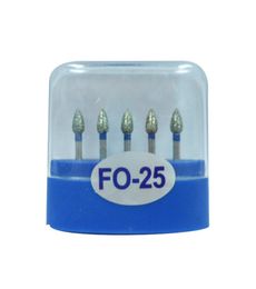1 pack5pcs FO25 Dental Diamond Burs Medium FG 16m voor tandheelkundig high -speed handstuk veel beschikbare modellen8804102