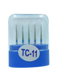 1 paquete de 5 uds TC11 fresas de diamante Dental medianas FG 16M para pieza de mano Dental de alta velocidad muchos modelos disponibles 2464794