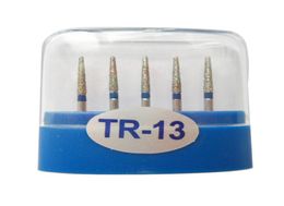 Fraises dentaires diamantées TR13, 1 paquet de 5 pièces, moyen FG 16M pour pièce à main dentaire à grande vitesse, de nombreux modèles disponibles 7270061