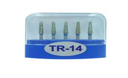 1 pack5pcs TR14 Dental Diamond Burs Medium FG 16m voor tandheelkundige high speed handstuk veel modellen beschikbaar 9558655