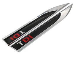1 paar 3D Metal Epoxy TDI Logo Badge Car Sticker Auto Accessoires Fender Emblem Decal voor Polo Golf 6 Passat B63691647