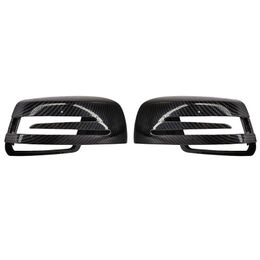 1 Paar ABS Auto Mirrors Auto-onderdelen voor W212 W204 W221 2007-2013 Carbon Look Side Mirror Covers