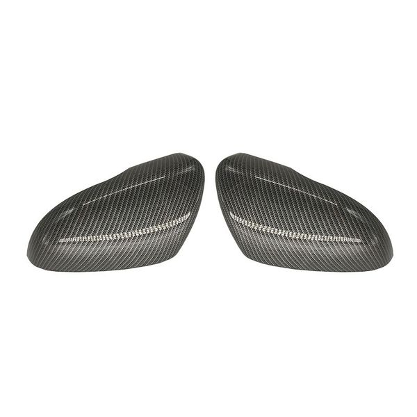 1 paire ABS rétroviseur couverture rétroviseurs de voiture pour V-W GOLF6 MK6 2009-2012 Look carbone accessoires couvertures latérales GOLF