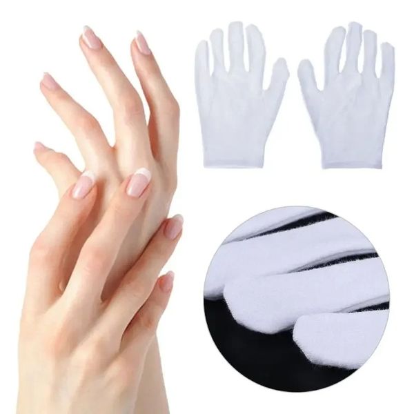 1 paire Gants formels blancs adultes hommes Tuxedo Guard Parade Santa Inspection Robe Gants de travail bon marché