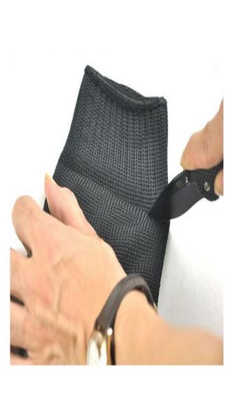 1 par de guantes anti -cortantes Profesiones Proteger Guantes de seguridad de alambre de acero inoxidable Corte de malla de metal Cutcher Anticutting Trabajo transpirable GL2131858