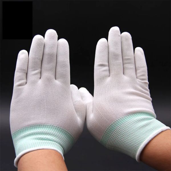 1 paire anti-statique ESD Electronic Hommes femmes travaillant gants de put pc pc anti-interfant pour le jardin
