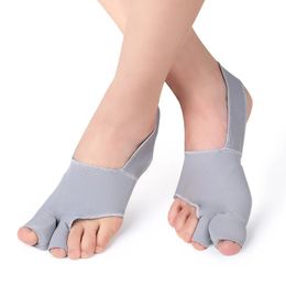1 paar grote teen beschermer aanpassing unisex zachte pedicure sokken voor bunions hallux valgus orthopedisch verband voetverzorging teen correctie