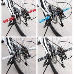 1 paire pédales de vélo d'essieu de repos à pied chevilles alliages en aluminium antidérapant