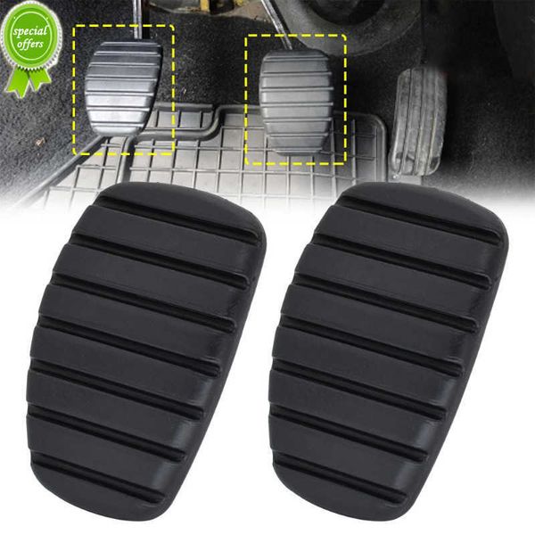 1 paire de protection en caoutchouc de pédale de frein d'embrayage de voiture pour Renault Megane Laguna Clio Kangoo Scenic Espace Modus Trafic Twingo Vel Satis