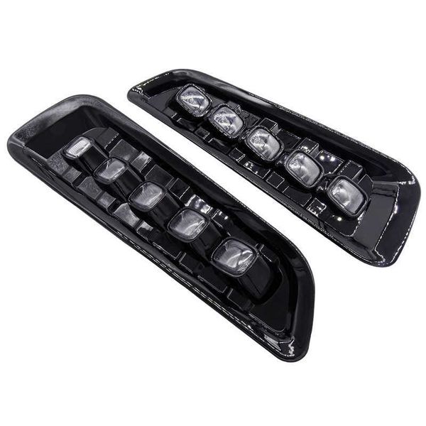 1 par de luces antiniebla para coche luces de circulación diurna LED blanco con señal de giro modelo Dual DRL para Ford F150 Raptor 2016-2018