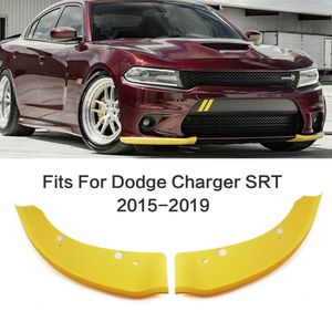 Séparateur de pare-choc avant de voiture, 1 paire, déflecteur de lèvres, diffuseur de Protection de becquet pour Dodge Charger SRT Scat Pack 2015 – 2019