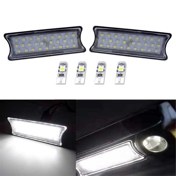 Lampe LED de décoration intérieure de voiture, 1 paire, éclairage de toit pour BMW E60 E65 E87, plafond de voiture sans erreur, installation de lampes de lecture de remplacement