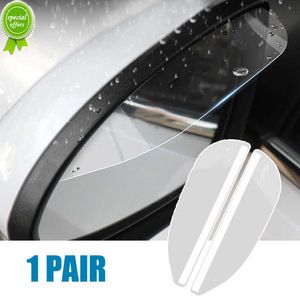 1 paire voiture miroir visière gardes anti-rayures Anti-éblouissement visières Auto rétroviseur pluie sourcil protecteur clair voiture accessoires