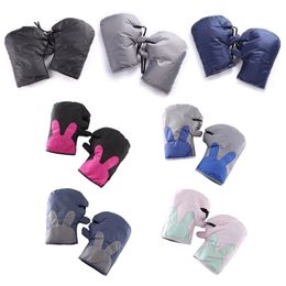 1 paire de gants de Scooter pour enfants, mitaines épaisses et chaudes, protège-mains pour garçons et filles, gants coupe-vent de vélo, 231225