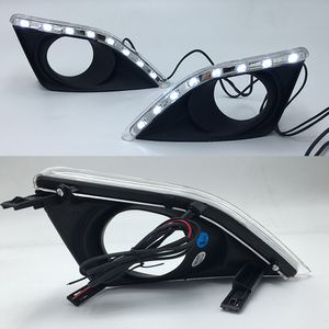 1 Paar Dagrijverlichting DRL LED DRL Mistlamp Cover Drijflichten voor TOYOTA COROLLA 2007 2008 2009 2010