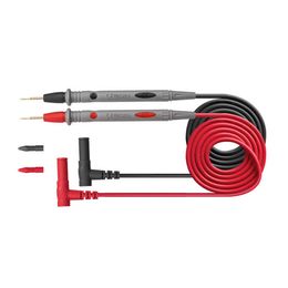 1 paire sonde numérique Multimètre Soft-Silicone-Wire Aedle-Tip Universal Test Leads with Alligator Clip for LED Tester Multimetro