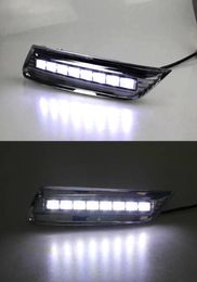 1 paire DRL 2011 2012 2013 Daytime Film Lights Fog Cover Headlight 12V Daylight Carstyle pour Honda Crosstour6066224