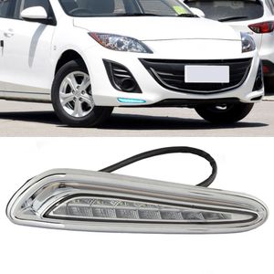 1 par DRL Luces de funcionamiento diurna Lámpara de niebla Lámpara de giro amarillo 12V luz del día para Mazda 3 Mazda3 Axela 2010 2011 2013 2013