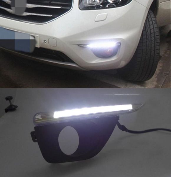 1 par DRL luz LED de conducción diurna luz de advertencia lámpara antiniebla accesorios de coche para Renault koleos 2011 2012 2013 20143623877
