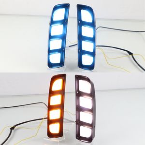 1 paire Drl LED Day-temps Lumières Lampes de virage jaune Turn Signal Lampe ABS Etanche pour Honda Civic Type R 2018 2019