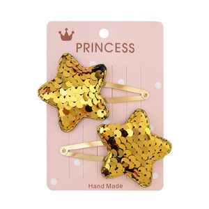 1 paar mode baby meisje haarspelden gradiënt kleur sequin vijfpuntige ster liefde haar clips voor kinderen haarklem haaraccessoires 179 b3