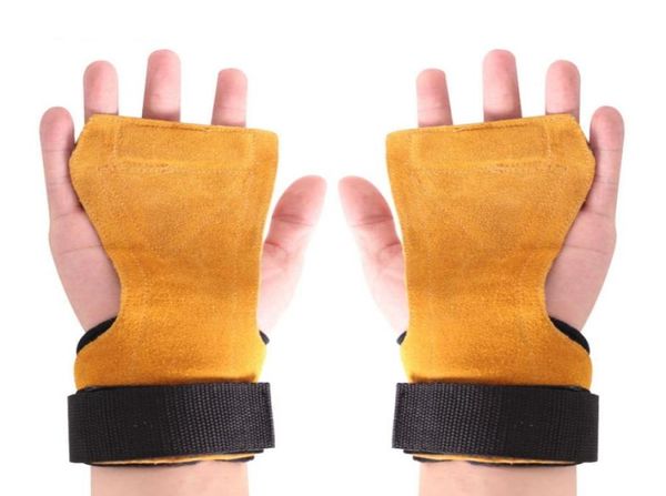 1 par de almohadillas de seguridad para Fitness antideslizantes y antioxidantes, almohadillas para empuñaduras, protección de palma, soporte para muñeca, guantes envolventes, accesorios de entrenamiento New7442043