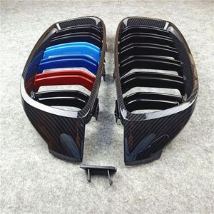 1 paar glanzende zwart/ m kleurgrill dubbele latrooster voor BMW 4 -serie F32 F33 F36 F80 F82 F83 Nieuw model Air Intake Nier Grill