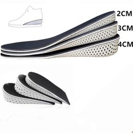 1 Pair Hard Breathable Memory Foam Height Increase Insole Heel Lifting Inserts Shoe Lifts Pads Elevator Insoles for Unisex 220802