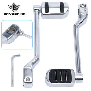 1 par de clavijas de cambio de punta de talón, palancas traseras delanteras con clavijas de cambio para Harley Davidson 86-17 FL Softail, 88-22 Touring PQY-PSD11