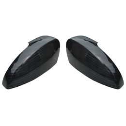 1 Paar Hoogwaardige ABS Auto Mirrors Cover voor F-ord E-COPOSPORT K-UGA Carbon Look Accessoires Side Covers