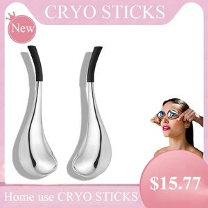 1 paar Ice Roller Globes Cryo Sticks Gezicht Huid Behandeling Gereedschappen Voor Huidverzorging Beauty SPA Massage Therapie Freeze Cryosticks 231220