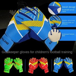 1 paar latex voetbal keeper handschoenen niet -slip slijtvaste game keeper verstelbare professional 240318