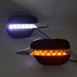 1 paar LED DRL Dagrijverlichting Daglicht Draai Signaal Lamp Rijlicht voor BMW X5 E70 2011 2012 2013