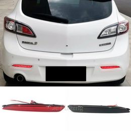 1 par de luces LED reflectoras de parachoques trasero, luz de freno de marcha atrás para Mazda 3 Mazda speed 3 Axela 2010 2011 2012 2013