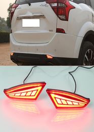 1 paar LED Reflector licht LED Achterbumper Lamp Remlicht Mistachterlicht Voor Mahindra XUV500 2018 20191707053