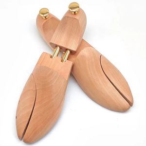 1 paire de Support de civière d'arbre pour hommes, réglable en bois de Lotus, façonneur de chaussures, dispositif d'extension de botte, 240130