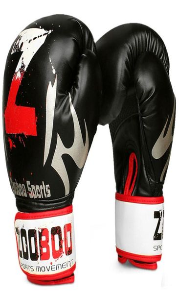 1 paire Glants de boxe MMA MUAY Thai Sanda Kungfu Wushu Fighting Sandbag Training Professional Boxing Gants Sport Safety5870567