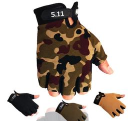 1 paire de nouveaux gants tactiques de l'armée, gants de Combat demi-doigt pour Sports de plein air, mitaines antidérapantes en Fiber de carbone, gants de gymnastique 5981544