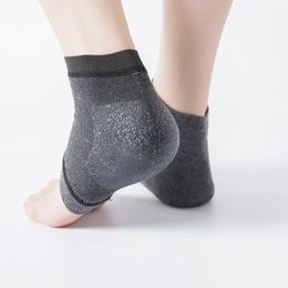 1 par nuevos calcetines de tacón de gel humectantes calcetines de gel de spa cuidado