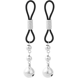 1 par de pistolas de perforaciones falsas para mujeres en anillos de pezón Faux Dangle Jewelry 240407