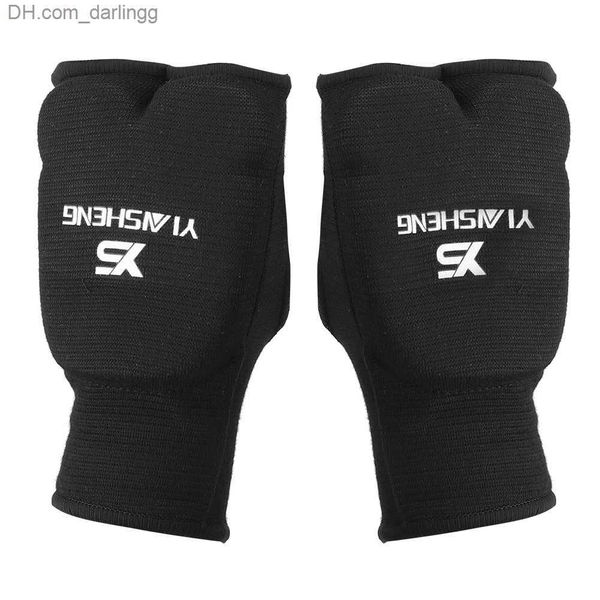 1 par de guantes de boxeo de medio dedo Taekwondo Protector de manos para entrenamiento deportivo Equipos de kickboxing Q230825